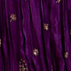 Royal Purple Buta Patterned Lehenga with Floral Embroidered Blouse